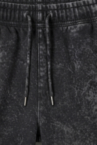 Shorts en molleton délavé pour femme, 100 % coton, coupe décontractée, avec cordon de serrage à la taille, pour le sport et les loisirs - Product Image 4