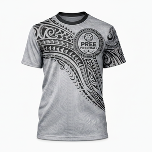 Custom Sublimated Pickleball Mens <b>Athletic</b> T-Shirt aesthetic Graphic youth Jersey private label custom design Sportswear OEM ODM - Product Image 1