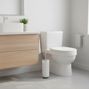 Juego de Escobilla de Baño Acrílica Moderna y Ecológica para Baño y Hotel con Soporte Duradero y Cepillo de Limpieza - Product Image 4