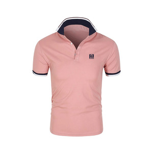 Camisa Polo para Hombre, Informal, de Algodón Suave, Manga Corta, Tejido Transpirable, Corte Ajustado, para Oficina, Deportes, Uso Diario, Cómoda - Product Image 1