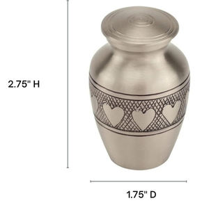 Decorative Stainless Steel Modern Eco-Friendly Pet Cremation Urns <b>for</b> Dog <b>Ashes</b> Small Funeral Supplies Wholesale - Product Image 2
