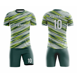 Conjunto de Uniforme de Fútbol Rojo Personalizado Unisex, 100% Poliéster, Jersey y Pantalones Cortos con Impresión por Transferencia de Calor, Nombre del Equipo, Número del Jugador 10, Corte Atlético - Product Image 2