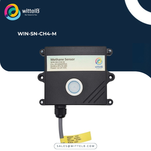WIN-SN-CH4-M เซ็นเซอร์ก๊าซมีเทนองค์ประกอบเคมีไฟฟ้า Modbus RTU RS485 เครื่องตรวจจับ CH4 อุตสาหกรรมอุปกรณ์ตรวจสอบความแม่นยำสูง - Product Image 1