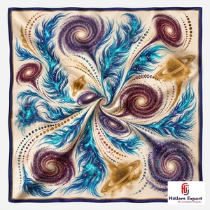 Custom Printed <b>Scarf</b> Fabric Premium Quality Lightweight White Label Service OEM ODM Textile Manufacturer Bali Custom Fabric - Product Image 4