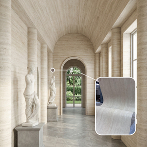 Matériau de décoration facile à installer en usine, panneau souple en pierre MCM, intérieur d'hôtel et de villa, imperméable, ignifuge, <span class=keywords><strong>travertin</strong></span> souple - Product Image 1