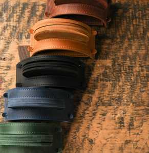 Double <b>Sided</b> Genuine Leather Coasters Waterproof Cup Pads for Dining <b>Table</b> Luxury Home Decor Accessories <b>Set</b> GLC-0013 - Product Image 5