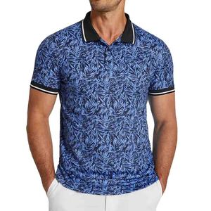 Chemises polo pour homme Chemises de golf imprimées à manches courtes T-shirts à col de plage décontractés à la mode Chemise de golf sublimée - Product Image 1