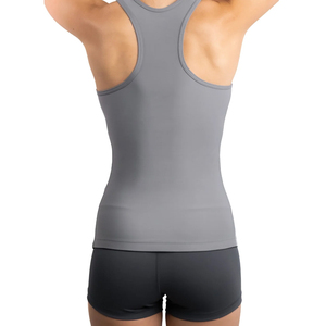 Camiseta de Yoga Ajustada para Mujer, Spandex/Algodón, Color Sólido, Secado Rápido, Transpirable, 220 GSM, Felpa, Bordado 3D Personalizable, Simple - Product Image 3