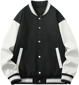 Wholesale OEM Matching Shoe Custom Winter Vintage School College <b>Men's</b> <b>Jackets</b> Coat Wool Letterman Varsity <b>Jacket</b> <b>Man</b> - Product Image 1