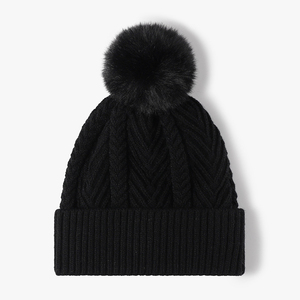 Best Selling 2025 New Fashion <b>Beanies</b> Customized Logo Waterproof Acrylic/<b>Wool</b> Knitted Ribbed Stylish Design Unisex Bulk Daily - Product Image 2