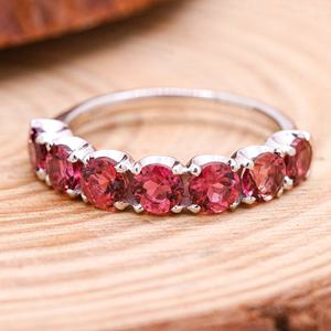 อัญมณีทัวร์มาลีนธรรมชาติมีค่า925แหวนเงินแท้ทำด้วยมือแหวนนิรันดร์เครื่องประดับสำหรับขายส่ง - Product Image 5