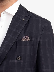 Elegant Slim Fit <b>Men's</b> Business Suits Anti-Wrinkle Woolen Polyester Button Fly Pants Formal <b>Coat</b> Office Wear Events - Product Image 6