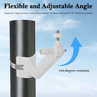 Support de montage d'angle pour caméra de sécurité solaire CCTV pour maison
