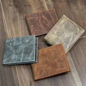 กระเป๋าสตางค์แบบพับสองทบความจุขนาดใหญ่กระเป๋าหนังแท้สไตล์แฟชั่นแบบเต็มรูปแบบกระเป๋าสตางค์แบบสั้นสำหรับผู้ชายกระเป๋าสตางค์แบบถือบัตรประจำตัวใส่เหรียญเงินสดมีในสต็อก - Product Image 5