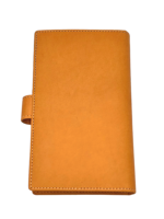 Dompet Panjang Tipis Kulit Sapi Asli Castello, Bahan Kulit Lembut, Penutup Terbuka, Warna Hitam/Cokelat Tua, Poliester, untuk Pria/Unisex