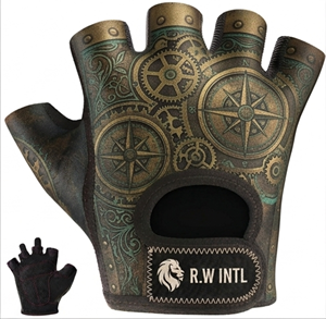 weightlifting cycling Gym gloves with custom design and pattern and custom logo - Product Image 6