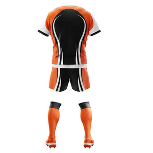 Uniforme de rugby personnalisé de qualité supérieure, logo d'équipe, respirant, design de maillot de football américain, durable, manches courtes, unisexe - Product Image 1
