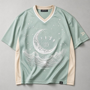 Men’s Custom Logo Basketball Jersey Oversized Retro Mesh Athletic <b>Shirt</b> Breathable <b>Polyester</b> Team Wear - Product Image 1