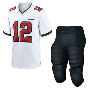 Uniforme de football américain pour hommes adultes de haute qualité, respirant, couleurs et tailles personnalisables - Product Image 1