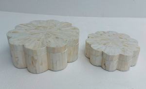 Ensemble de 2 boîtes en nacre de haute qualité, prix de gros bon marché, produit en laque au Vietnam - Product Image 2