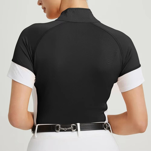 Equestrian Performance Apparel <b>Long</b> <b>Sleeve</b> Show Shirts for Women Riders <b>Base</b> <b>layer</b> Quick Dry & Breathable Fabric - Product Image 3