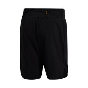 Shorts d'entraînement longs et légers pour hommes, formels, unis, séchage rapide, imperméables, respirants, anti-plis, en toile 100 % coton, élastiques - Product Image 2