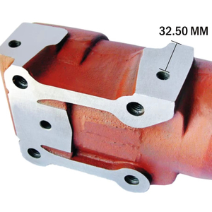 Cilindro Hidráulico de Acero Inoxidable Estilo OEM Kalapi, 76 mm, Orificio Lateral Roscado de 32,50 mm, Piezas Agrícolas Massey Ferguson IMT - Product Image 2