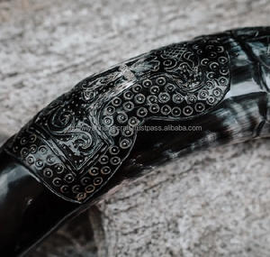 Cuerno de Buey 100% Natural de la Mejor Calidad, Tallado a Mano con Soporte de Cuerno, Diseño de Lujo para Hoteles, Restaurantes y Uso Doméstico - Product Image 6