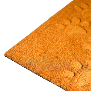 Alfombra de Entrada CocoPaw de Fibra de Coco Natural con Reverso de PVC, Alfombra Decorativa con Patrón para Interiores y Exteriores, Uso Doméstico - Product Image 3