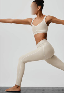 Leggings Deportivos Sin Costuras para Mujer, Cintura Alta, Elásticos, Transpirables, para Yoga, Running, Gimnasio, Fitness, Diseño Moderno - Product Image 3