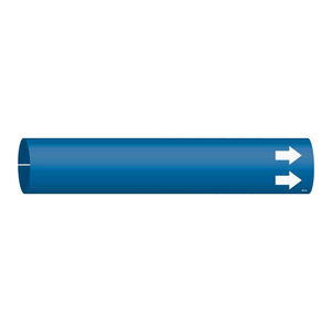 Marcador de Tuberías Brady Azul con Flecha para Tuberías Industriales - Product Image 3