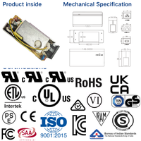Adaptateur secteur MYIXI 3 en 1 24V DC 3A AC/DC 72W Blanc 12/24V avec prise DC 2.5A pour connexion électrique Allemagne et Suisse