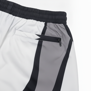 Ensemble de survêtement pour homme ADH Brand, couleur contrastée, manches courtes, fermeture éclair, short sportif, polyester à séchage rapide, vêtements d'été - Product Image 5