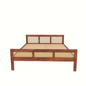 Sheesham (Indian Rosewood ) <b>Solid</b> <b>Wood</b> Platform <b>Bed</b> King/Queen/<b>Singl</b> Size Minimalist Design Durable Construction without Storage - Product Image 6