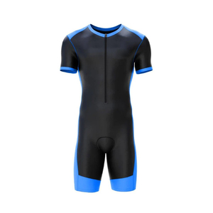 Combinaison de cyclisme et de triathlon respirante, écologique, antibactérienne, coupe-vent, 100% polyester, vêtements d'équipe, logo personnalisé - Product Image 2