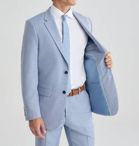 Costume pour homme bleu pastel fabriqué au Pakistan, costumes pour homme de haute qualité, formel, décontracté, mariage, élégant, vêtements formels pastel, élégance moderne - Product Image 4