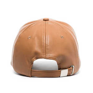 Casquette de baseball de haute qualité en cuir véritable pour homme, ajustable, en cuir de vachette véritable, casquette d'hiver - Product Image 2