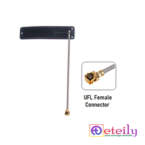 Antenne interne flexible 4G 4dBi ETEILY ET-LTFPC-5L10CP41-U avec câble de 1,13 mm (L-10CM) et connecteur UFL - Product Image 1