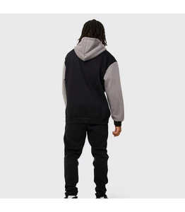 Ensemble de survêtement décontracté à capuche avec logo personnalisé, en coton, fermeture éclair intégrale, pour homme, jogging, sweat-shirt - Product Image 6