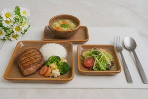 Luxury <b>Ceramic</b> Tableware Set Contemporary Square Dinner <b>Plate</b> Set with Elegant Table Styling Set For Party Home & Restuarent Use - Product Image 3