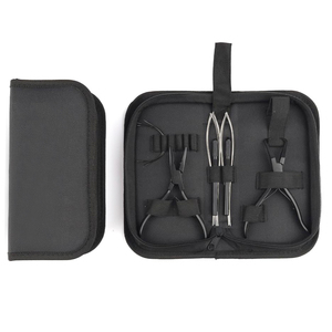 Hair Extension <b>Pliers</b> Tool Kit Metal Professional Installation and Removal <b>Set</b> for Salon Use - Product Image 4