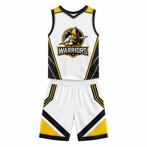 Maillot de basket personnalisé pour hommes, en mesh, avec logos d'équipe, séchage rapide, polyester, sublimation, col en V, très demandé, vente chaude - Product Image 4