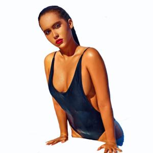 Traje de Baño Entero Absorbente para Adolescentes y Mujeres Jóvenes, Modelo 2026, Bikini Halter con Estampado Paisley para el Periodo Menstrual - Product Image 5
