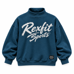Sweat-shirt unisexe à col montant en polaire oversize, imprimé lettres blanches, pour l'automne, style décontracté - Product Image 2