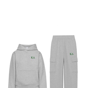 Hommes Nouveau Élégant Vintage Heavyweight Fleece Respirant Hiver Sweat Suit Casual Hoodies Ensembles Université Fraternité Sororité - Product Image 2