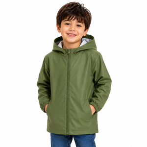 Imperméable d'été à capuche personnalisé, coupe-vent et respirant pour enfants |   Veste de pluie légère en EVA 10 000 mm |   Randonnée en plein air - Product Image 1