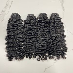 Extensiones de cabello humano vietnamita doble dibujado rizado birmano sin tejido químico cutícula del cabello alineada buen precio para mujeres negras - Product Image 3