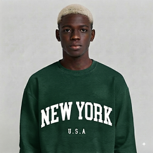 Sweat-shirts d'hiver personnalisés de haute qualité pour hommes, 100% coton mélangé, tissu polaire à manches longues - Product Image 3