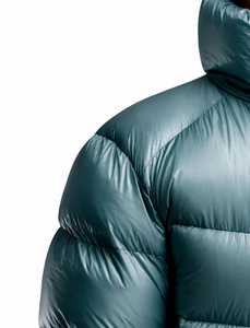 Blouson matelassé unisexe à capuche, coupe-vent, décontracté, avec fermeture éclair frontale, couleur unie, coupe régulière, en polyester épais, col montant - Product Image 3
