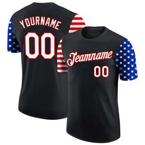 Maillot de sport personnalisé le plus populaire, sublimé, col rond, en polyester, avec nom, numéro et logo, fabricant OEM ODM en gros - Product Image 1